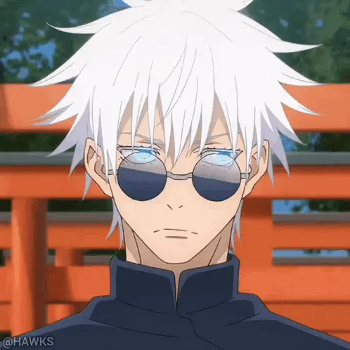 Annoyed Gojo Satoru Anime Reaction – free GIF download | memes GIF | meme platform