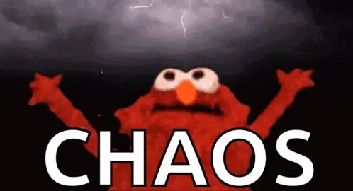 Elmo Storm Chaos – free GIF download | meme platform | memes GIF