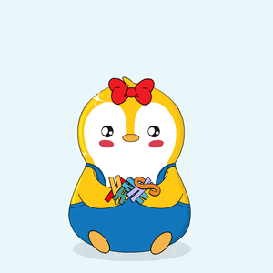 Cute Penguin Says Thanks