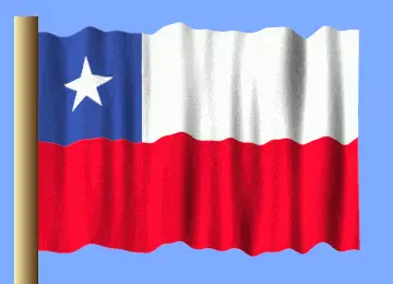 Chile Flag Waving