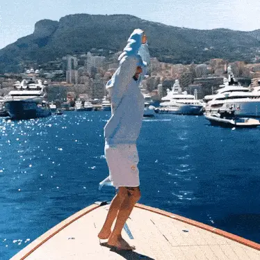 Daniel Ricciardo Dancing on a Boat in Monaco