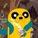 Jake from Adventure Time with Coffee