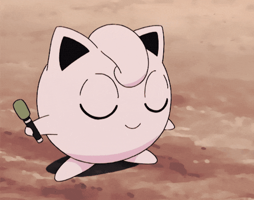 Cute Jigglypuff from Pokémon