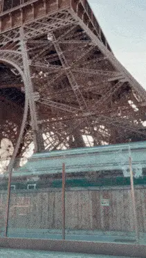 Shagarita Shalymar at the Eiffel Tower in Paris