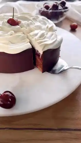 Delicious Black Forest Cake Dessert