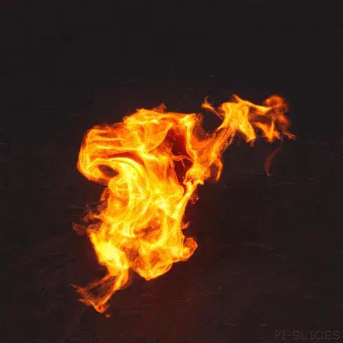 Intense Fire in California