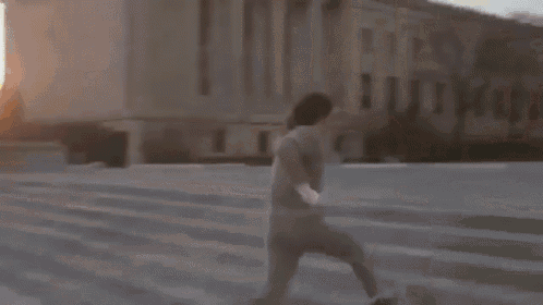 Rocky Balboa: Tears of Triumph on Stairs