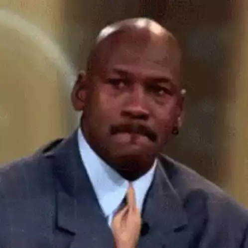 Laughing Michael Jordan