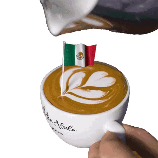 Mexico Latte Art: United Mexican States