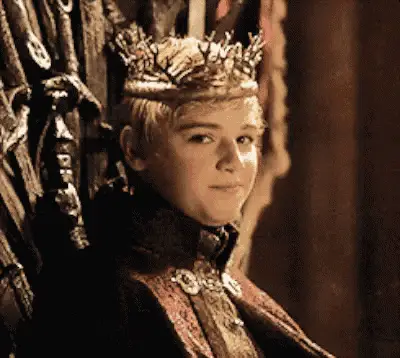 Tommen Baratheon: Young King on the Iron Throne – free GIF download | meme platform | memes GIF