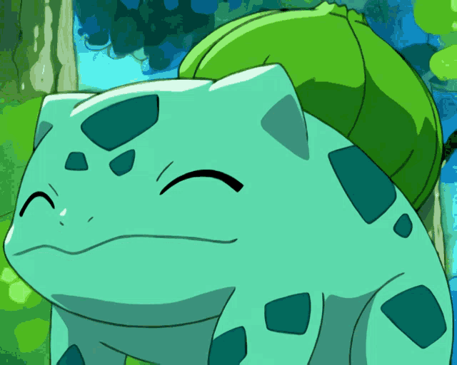 Bulbasaur Nodding Happily