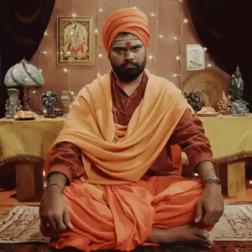 Shah: Indian Priest in Traditional Attire