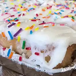 Delicious Confetti Cake with Colorful Sprinkles