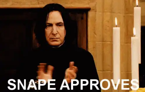 Harry Potter's Severus Snape Approves