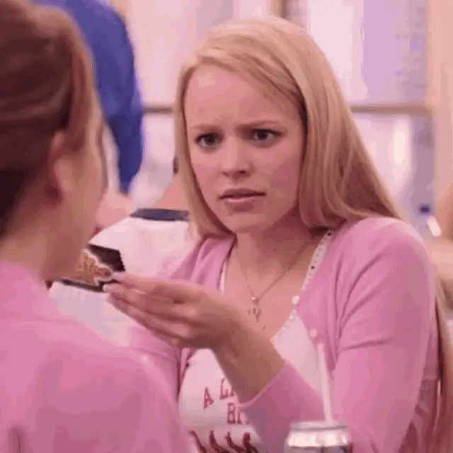 Regina George's Confused Reaction in Mean Girls