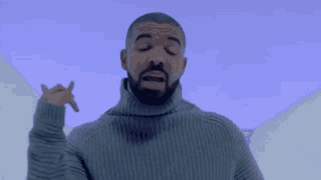 Drake in Turtleneck
