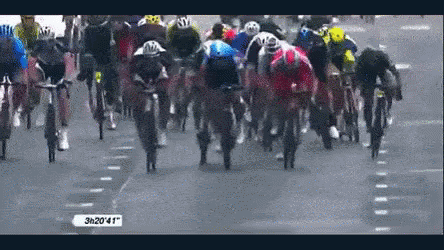Tour de France Sprint on Champs-Élysées
