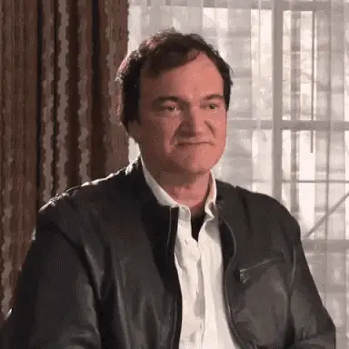 Quentin Tarantino's Confused Face