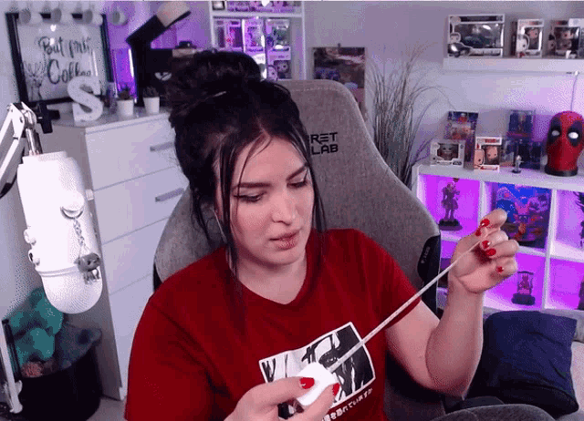 Stella Plays with a Measure Tape