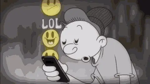 Cartoon Characters React to Smartphone
