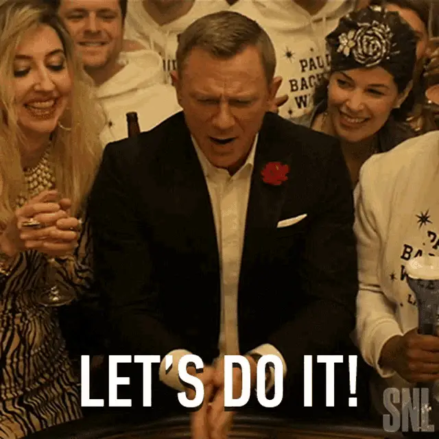 Daniel Craig: Let's Do It! SNL Excitement