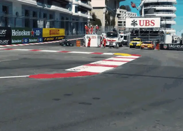 Lewis Hamilton in Mercedes W11 at Monaco F1