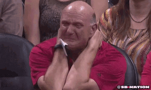 Steve Ballmer Crying Emotionally at Game