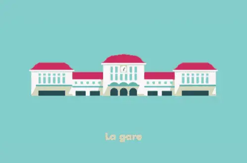 Lausanne Train Station Animation