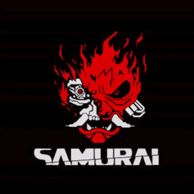 Cyberpunk 2077 Samurai Logo by CD Projekt Red