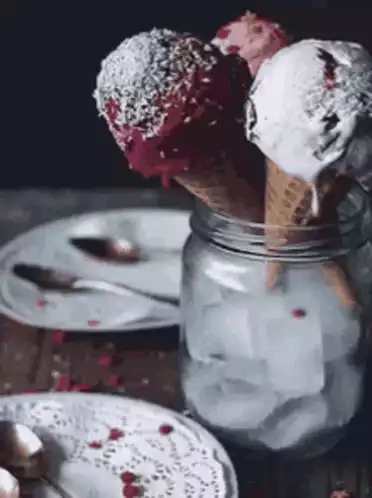 Delicious Ice Cream Cones in a Jar