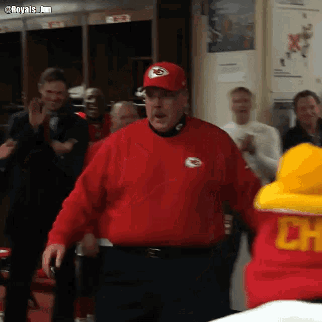 Andy Reid's Kansas City Chiefs Celebration Dance