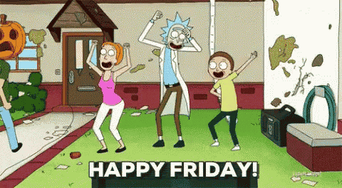 Rick and Morty Dancing on Friday