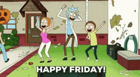 Rick and Morty Dancing on Friday – free GIF download | memes GIF | meme platform