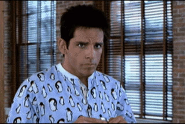 Ben Stiller as Derek Zoolander Laughs