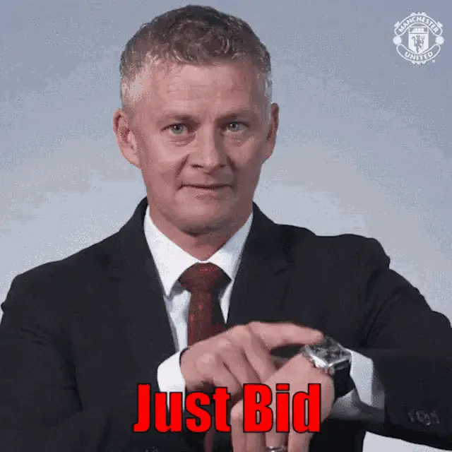 Ole Gunnar Solskjær: Just Bid