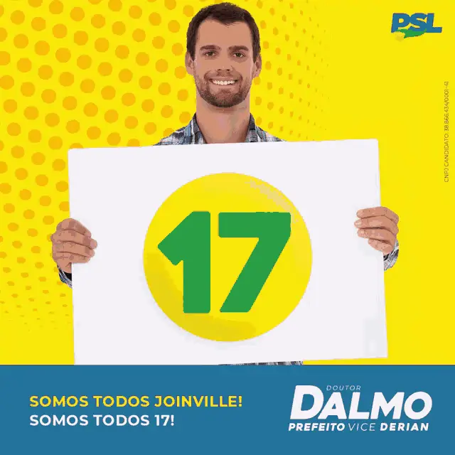 Dalmo Prefeito Joinville 17 - PSL Campanha