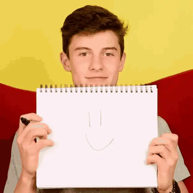 Shawn Mendes' Sweet Smile & Smiley Drawing