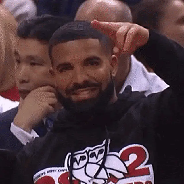 Ariultra Drake Smiling and Pointing – free GIF download | meme platform | memes GIF