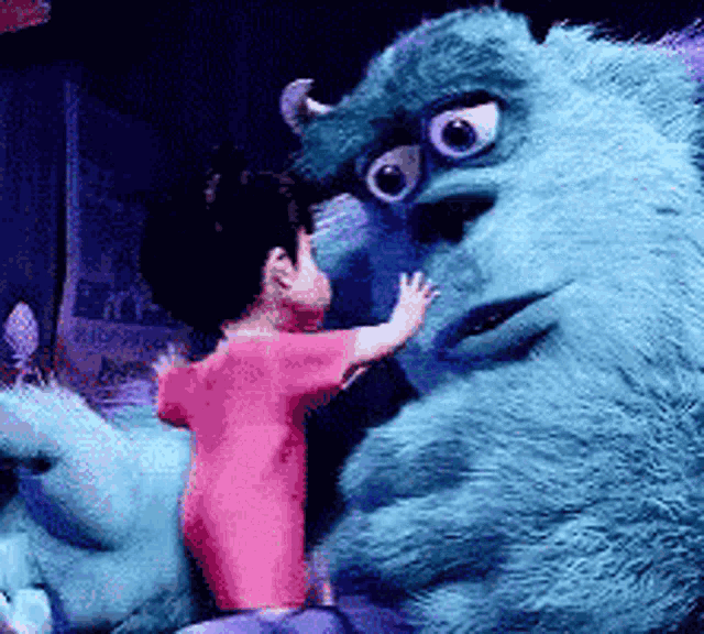 Boo Hugs Sully in Monsters Inc