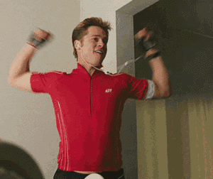 Brad Pitt Dançando Animado