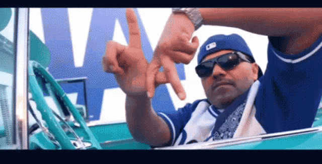 Go Dodgers! LA Hand Sign