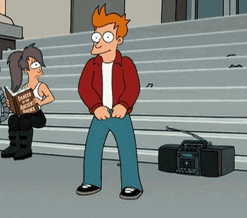Futurama Fry's Maylay Dance