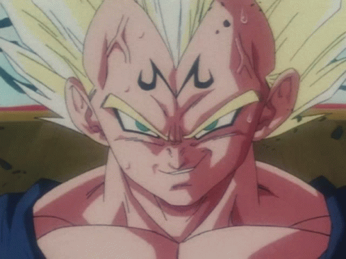 Majin Vegeta from Dragon Ball Z – free GIF download | meme platform | memes GIF