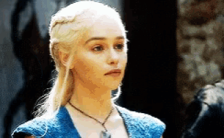 Emilia Clarke's Eyeroll in Game Of Thrones