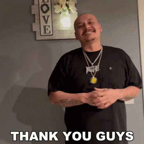 Doggface208's Heartfelt Thank You Message