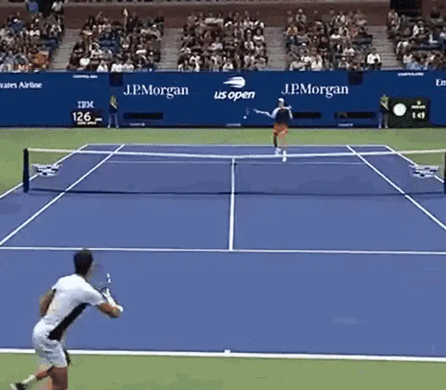 Carlos Alcaraz's US Open Behind-The-Back Shot