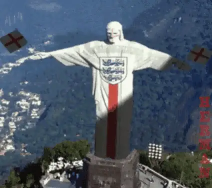 England World Cup Christ the Redeemer