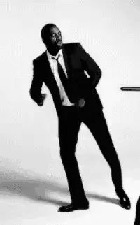 Idris Elba Dancing in a Suit