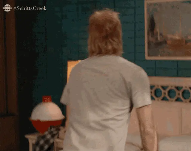 Schitt's Creek: Roland Schitt Collapses in Bed – free memes GIF download | meme platform