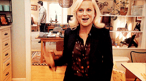 Amy Poehler's Excited Dance